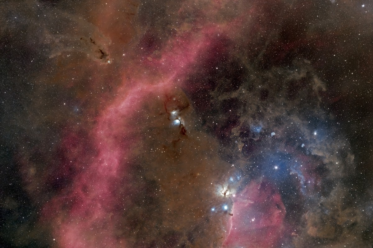 Bucle de Barnard and Horse Head nebula