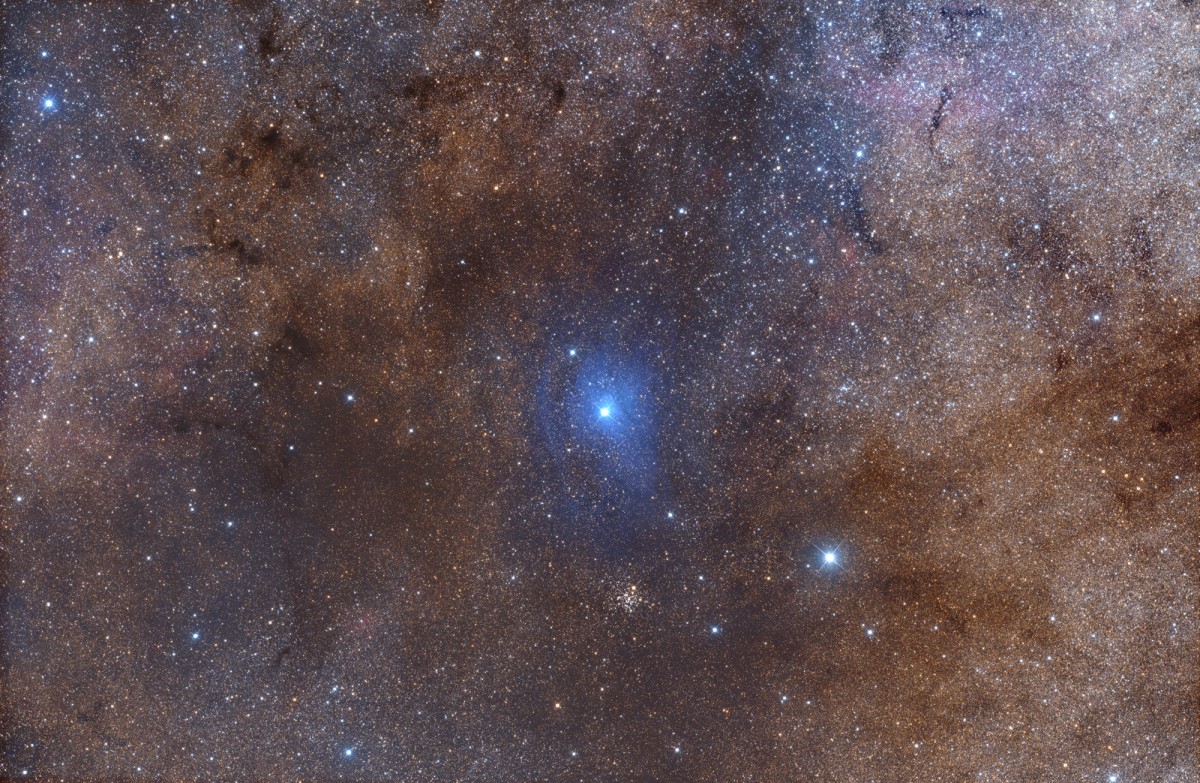 IC 1287 Blue Reflection Nebula