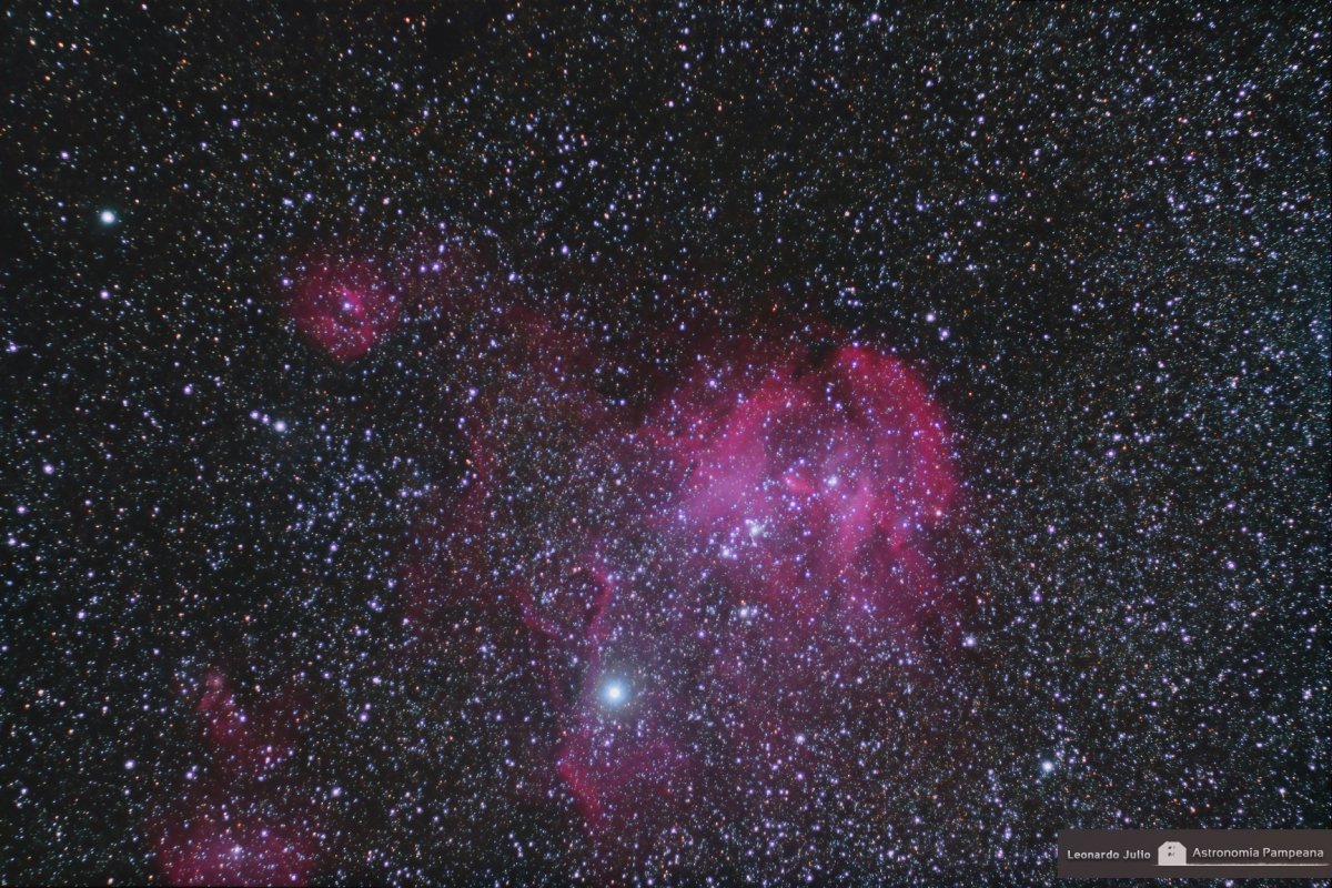 IC 2944 Running Chicken Nebula