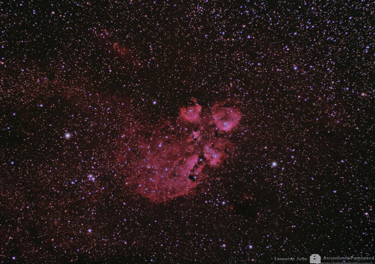 NGC 6334  The Cat's Paw Nebula