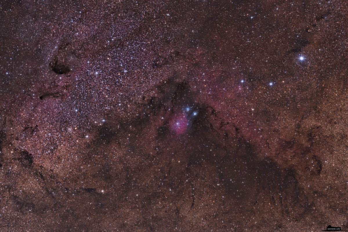 NGC 6595  IC 1283, IC 1284 and IC 4700