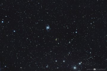 NGC 1365 Great Barred Spiral Galaxy