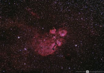 NGC 6334  The Cats Paw Nebula